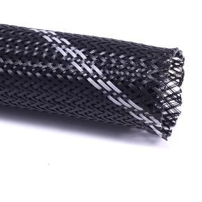 EFX-PEV0, -50 °C +150°C, PET, černá s šedým markerem, velký rozsah roztažnosti